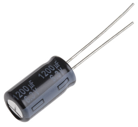 Panasonic - EEUFR0J122L - Panasonic FR  ϵ 6.3 V ֱ 1200F ͨ  EEUFR0J122L, ±20%ݲ, +105°C		