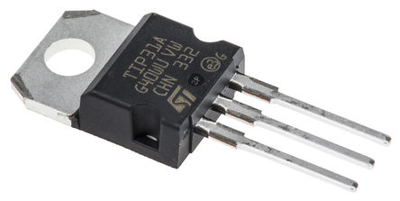 STMicroelectronics - TIP31A - STMicroelectronics TIP31A , NPN , 3 A, Vce=60 V, HFE:10, 3 TO-220װ		