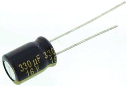 Panasonic - EEUFC1C331 - Panasonic FC  ϵ 16 V ֱ 330F ͨ  EEUFC1C331, 20%ݲ, 117m(ֵ), +105C		