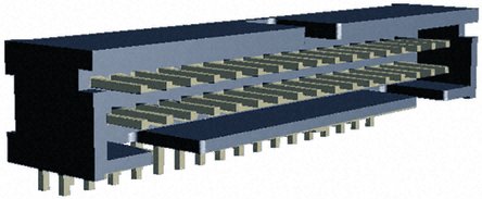 TE Connectivity - 5103311-5 - TE Connectivity AMP-LATCH ϵ 20· 2.54mmھ (2) ֱ PCB  5103311-5, Ӷ˽, 1A, ͨ		