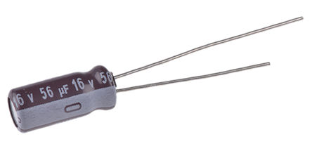 Nichicon - UPW1C560MDD - Nichicon PW ϵ 16 V ֱ 56F ͨ  UPW1C560MDD, 20%ݲ, +105C		