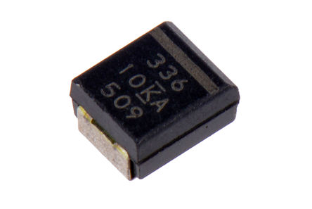 KEMET - T591B336M010ATE080 - KEMET T591 ϵ 33F 20% SMD  T591B336M010ATE080, 10 V ֱ, B װ, 80m ESR, +125C		