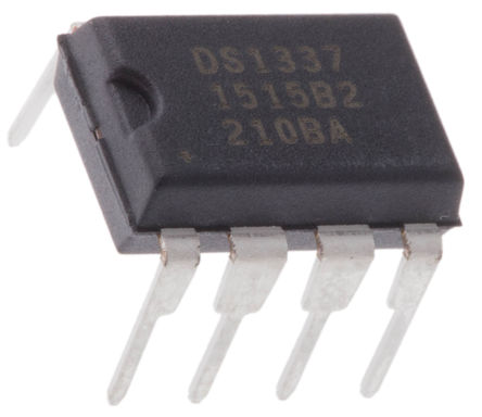 Maxim - DS1337+ - Maxim DS1337+ ʵʱʱ (RTC), ʱӹ, 7B RAM, I2C, 1.8  5.5 VԴ, 8 PDIPװ		