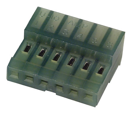 TE Connectivity - 3-640443-6 - TE Connectivity MTA-100 ϵ 6· 2.54mmھ ֱ ĸ IDC  3-640443-6, °װ		