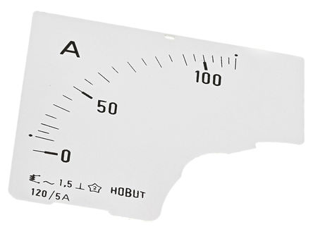 HOBUT - D72SD DIAL 0/120A - HOBUT D72SD ϵ 0/120A For 120/5A CT  ̶ D72SD DIAL 0/120A, 72mm  x 38.5mm , ȷ 1.5 		