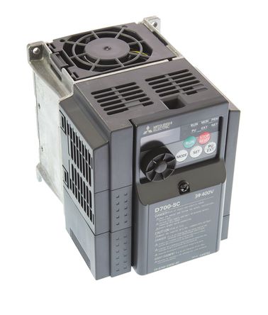 Mitsubishi - FR-D740-036SC-EC - Mitsubishi FR-D740 ϵ IP20 1.5 kW Ƶ FR-D740-036SC-EC, 0.2  400Hz, 3.6 A, 380  480 V 		
