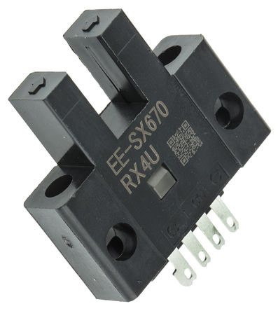 Omron - EE-SX670 - Omron 5 mm  LED Դ  ֱͨΣ 紫 EE-SX670, NPN, , IP50		