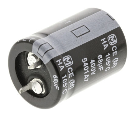 Panasonic - ECEC2GA680BJ - Panasonic HA ҧʽ ϵ 400 V 68F ͨ  ECEC2GA680BJ, 20%ݲ, +105C		