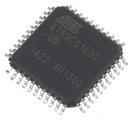 Atmel - AT89C51ED2-RLTUM - Atmel AT89C ϵ 8 bit 8051 MCU AT89C51ED2-RLTUM, 40MHz, 64 kB2048 B ROM , 256 B1792 B RAM, VQFP-44		