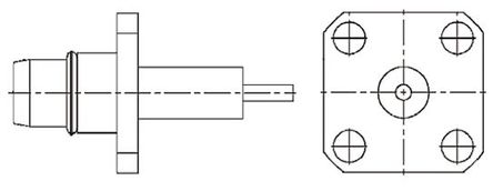 TE Connectivity - 2052 1201 02 - TE Connectivity 2052 1201 02 ׼ 尲װ SMA  , Ӷ˽		