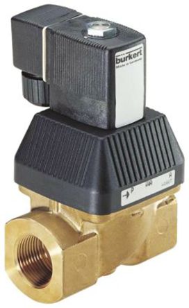 Burkert - 221608 - Burkert 221 ϵ 2˿ ͭͭ ŷ 221608, 10 bar, 1/2in˿, NC, 110 V 		