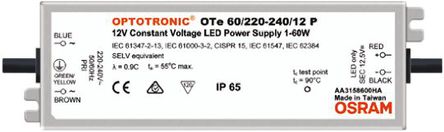 Osram - OTe 60/220-240/12 P - Osram LED  OTe 60/220-240/12 P, 198  264 V, 12V, 5A, 60W		