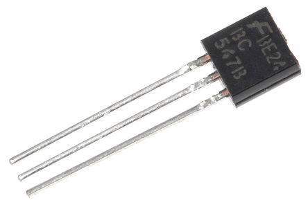 Fairchild Semiconductor - BC547B - Fairchild Semiconductor BC547B , NPN , 100 mA, Vce=45 V, HFE:110, 300 MHz, 3 TO-92װ		