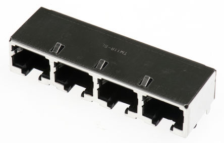 Hirose - TM11R-5L-3232(50) - Hirose 8P8C x 4 ˿· Cat3 ĸ RJ  TM11R-5L-3232(50), UTP , ͨ, ͭϽо		