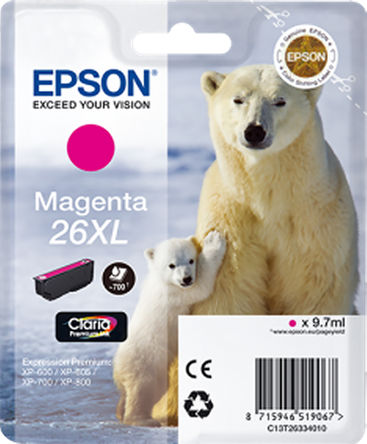 Epson - C13T26334010 - Epson ɫ ī, 26XLͺī		