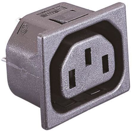 Bulgin - PX0695/15/63 - Bulgin Ƕʽ C13 IEC ͷ PX0695/15/63, 10A, 250 V 		