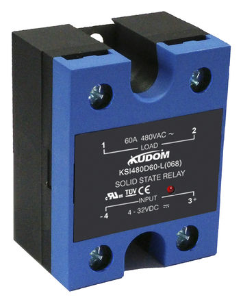 Kudom - KSI480D60-L(068) - Kudom 60 A 尲װ ̵̬ KSI480D60-L(068), SCR, 㽻л, 530 V 		