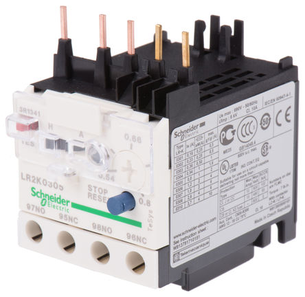 Schneider Electric - LR2KO305 - Schneider Electric TeSys LR2K ϵ ȹؼ̵ LR2KO305, 0.54  0.8 A, 100 W, 250 V ֱ690 V 		