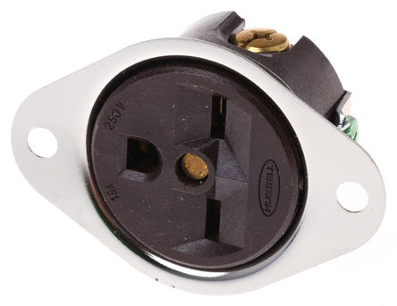 Hubbell - HBL5656 - Hubbell HBL5656 ɫ 2P+E  е , 250 V  15A		