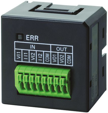 Omron - CP1W-MAB221 - Omron CP1W ϵ PLC /ģ CP1W-MAB221, 2 x I/O, 0  20 mA, 0  10 V, 86 x 90 x 50 mm		