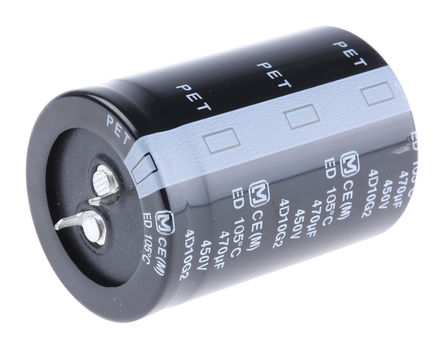 Panasonic - EETED2W471LJ - Panasonic TS ҧʽ ϵ 450 V ֱ 470F ͨ  EETED2W471LJ, 20%ݲ, 282m(ֵ), +105C		