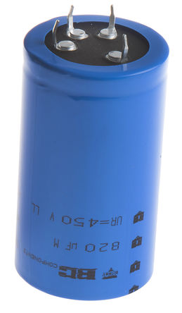 Vishay - MAL209527821E3 - Vishay 95 ϵ 450 V 820F ͨ  MAL209527821E3, 20%ݲ, 123m(ֵ), +85C		