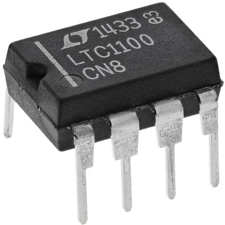 Linear Technology - LTC1100CN8#PBF - Linear Technology LTC1100CN8#PBF ǱŴ, 0.01mVƫ, 90dB CMRR, 9 V12 V15 VԴ, 8 PDIPװ		