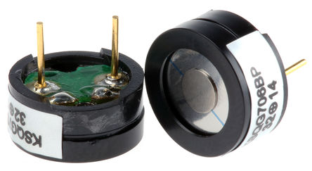 RS Pro - KSQG706BP - RS Pro KSQG706BP 2V PCB װ ˷紫, 70dB, 12 (Dia.) x 5.5mm		