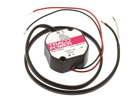 TRACOPOWER - TIW 06-103 - TRACOPOWER 6W  ǶʽģʽԴ SMPS TIW 06-103, 93  264V ac, 3.3V dc, 1.2A, 75%Ч, ܷװ		
