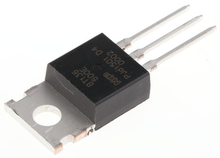 WeEn Semiconductors Co., Ltd - BT136-600E,127 - NXP BT136-600E,127 ˫ɿع迪Ԫ, 4A, 600Vֵ, 25mA 1.5V, 3 TO-220ABװ		