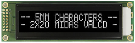 Midas - MC22005A12W-VNMLW - Midas MC22005 ϵ ͸ʽ ĸ LCD ɫʾ MC22005A12W-VNMLW, LED, 220ַ		