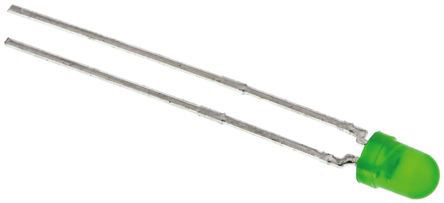 Vishay - TLLG4401 - Vishay ɫ (575 nm ) LED TLLG4401, 1.9 V, 2 mcd, 50 ӽ 3mm (T-1) ͨ		