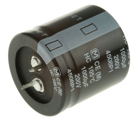 Panasonic - EETHC2D102KJ - Panasonic TS ҧʽ ϵ 200 V 1000F ͨ  EETHC2D102KJ, 20%ݲ, +105C		