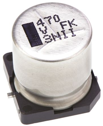 Panasonic - EEVFK1V471Q - Panasonic FK SMD ϵ 35 V ֱ 470F SMD  EEVFK1V471Q, 20%ݲ, 60m(ֵ), +105C		