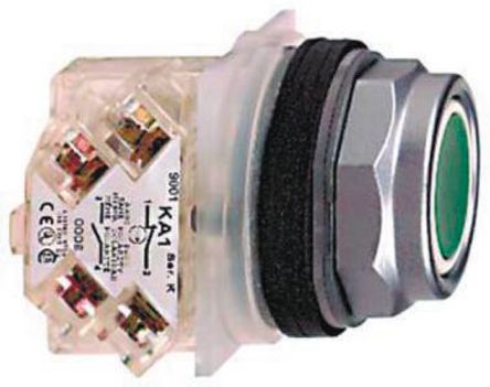 Schneider Electric - 9001KR1GH13 - Schneider Electric 9001 ϵ 30mm ɫť Բ IP66 ˲ʱ ťͷ 9001KR1GH13		