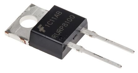 Fairchild Semiconductor - RURP8100 - Fairchild Semiconductor RURP8100  , Io=8A, Vrev=1000V, 100ns, 2 TO-220ACװ		
