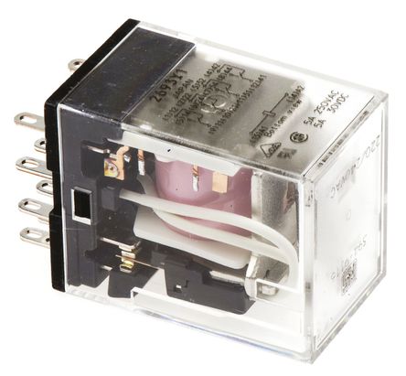 RS Pro - MY4 AC220/240 - RS Pro MY4 AC220/240 4 ˫ ʽ Ǳ̵, 5 A, 240V ac		