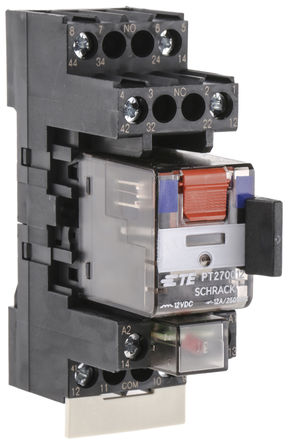 TE Connectivity - PT2S7LB2 7-1415074-1 - TE Connectivity PT2S7LB2 7-1415074-1 ˫˫ DIN Rail Ǳ̵, 12V dc		