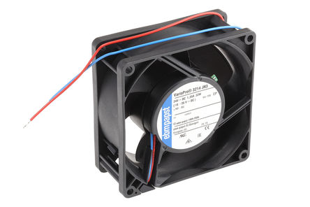 ebm-papst - 3214JH3 - ebm-papst 3200J ϵ 28.3W 24 V ֱ  3214JH3, 230m3/h, 10500rpm, 92 x 92 x 38mm		