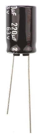 Panasonic - ECA1JHG221 - Panasonic NHG ϵ 63 V ֱ 220F ͨ  ECA1JHG221, 20%ݲ, +105C		