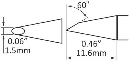 OK International - SFP-DRH615 - OK International SFP ϵ, 1.5 mm 60 ֱ ͷ		