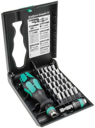 Wera - 05057111001 KK 71 Security - 32 piece Bit-Safe(R) security bit set		