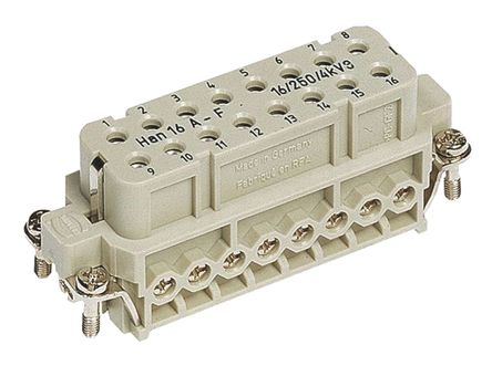 Harting - 09200162813 - Harting Han-A ϵ 2  16 · ĸ Ƭ 09200162813,  16A/ 250 V		