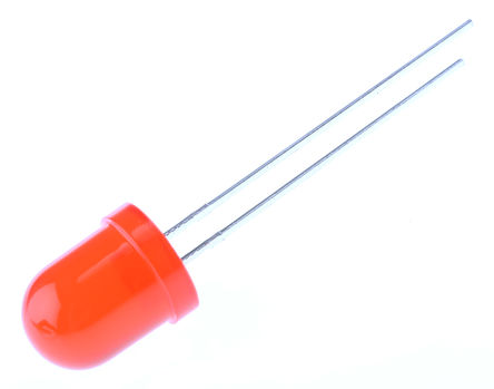 Kingbright - L-793ID - Kingbright Round ϵ ɫ (625 nm ) LED L-793ID, 2.5 V, 100 mcd, 30ӽ 8 mm ͨ		