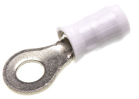 TE Connectivity - 50840 - TE Connectivity PIDG, STRATO-THERM ϵ, ɫ Ե о ѹӶ 50840, M4 ˨, 4mmڻֱ, 21.82mmܳ		