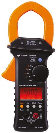 Keysight Technologies - U1212A - Keysight Technologies U1212A ǯ, U1kA ac, 1000A dcֱ, CAT III 1000 V, CAT IV 600 V		