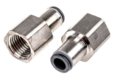 Legris - 3114 06 13 - Legris 3114 ϵ 3114 06 13 ͭ ֱ-, 20 barѹ, G 1/4 , ʽ 6 mm, -20  +80C		