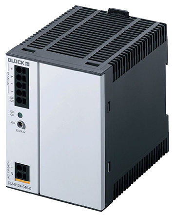 Block - PM-0124-040-0 - Block PM ϵ DIN Դ PM-0124-040-0, 89%Ч, 264V ac, 4A, 28.5V dc 24V dc/		