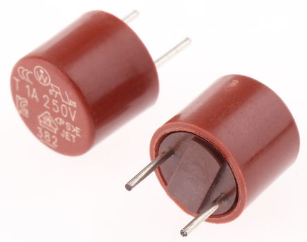 Wickmann - 3821100041 - Wickmann 1A  ߵ PCB ̶۶ 3821100041, T۶ٶ, 250V ac, 8.5mmֱ, 8mm		