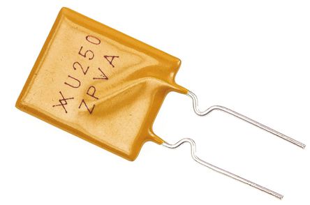 Littlefuse - RUEF250 - Littlefuse 2.5A  ߵ PCB ̶ɸλ۶ RUEF250, 1.2W, 30V dc, 11.4 x 3 x 18.3mm		